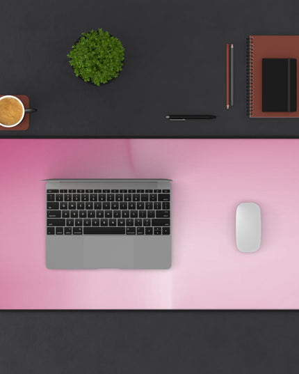 Pink Blush Fade 16" x 32" Desk Mat