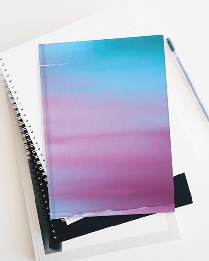 Wine Sea Blue Fog 5" x 7" Journal - 128 Blank pages