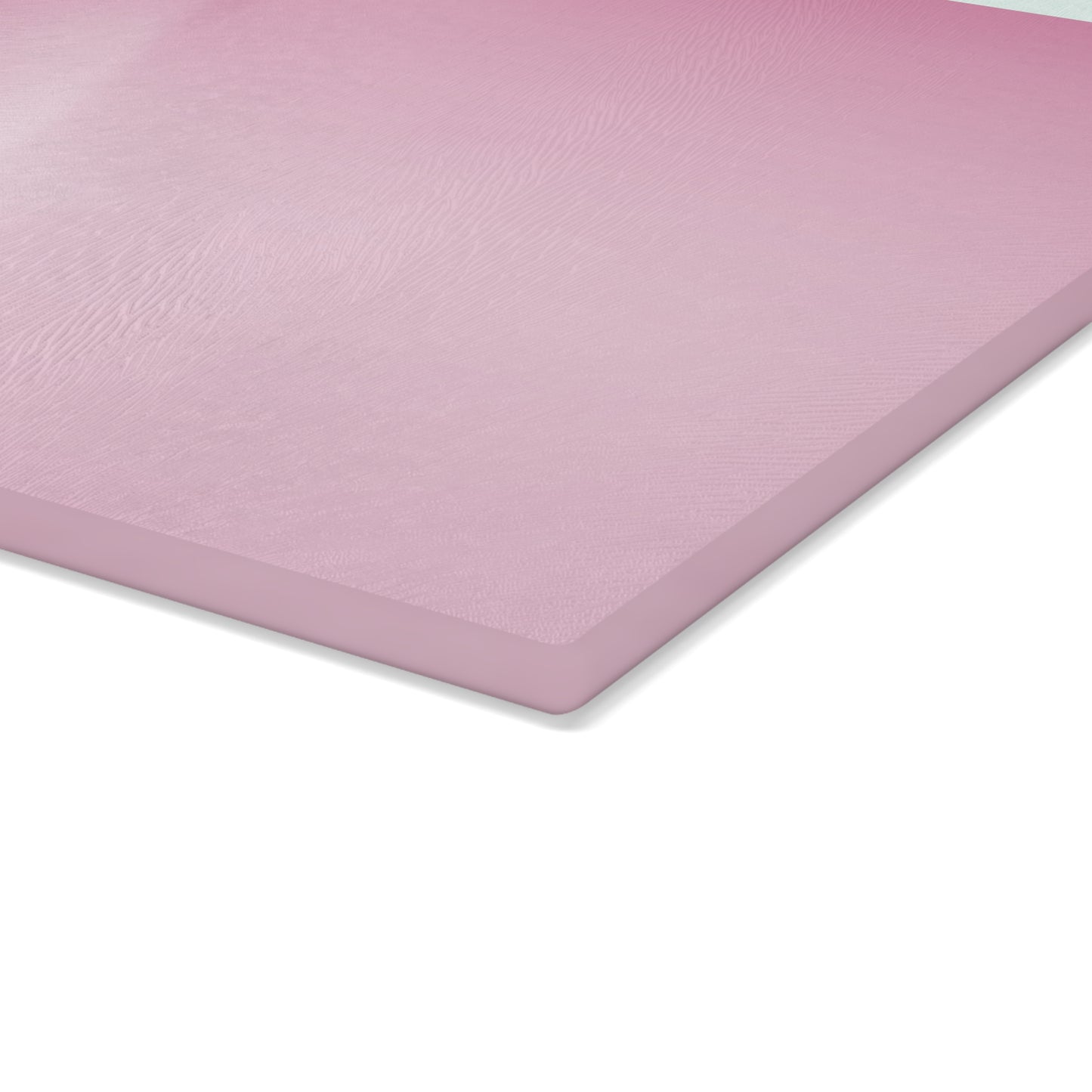 Pink Blush Fade 11" x 15" Glass Cutting Board
