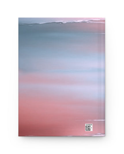 Gray Sea Pink Fog 5.75" x 8" Hardcover Journal Matte with 150 lined pages
