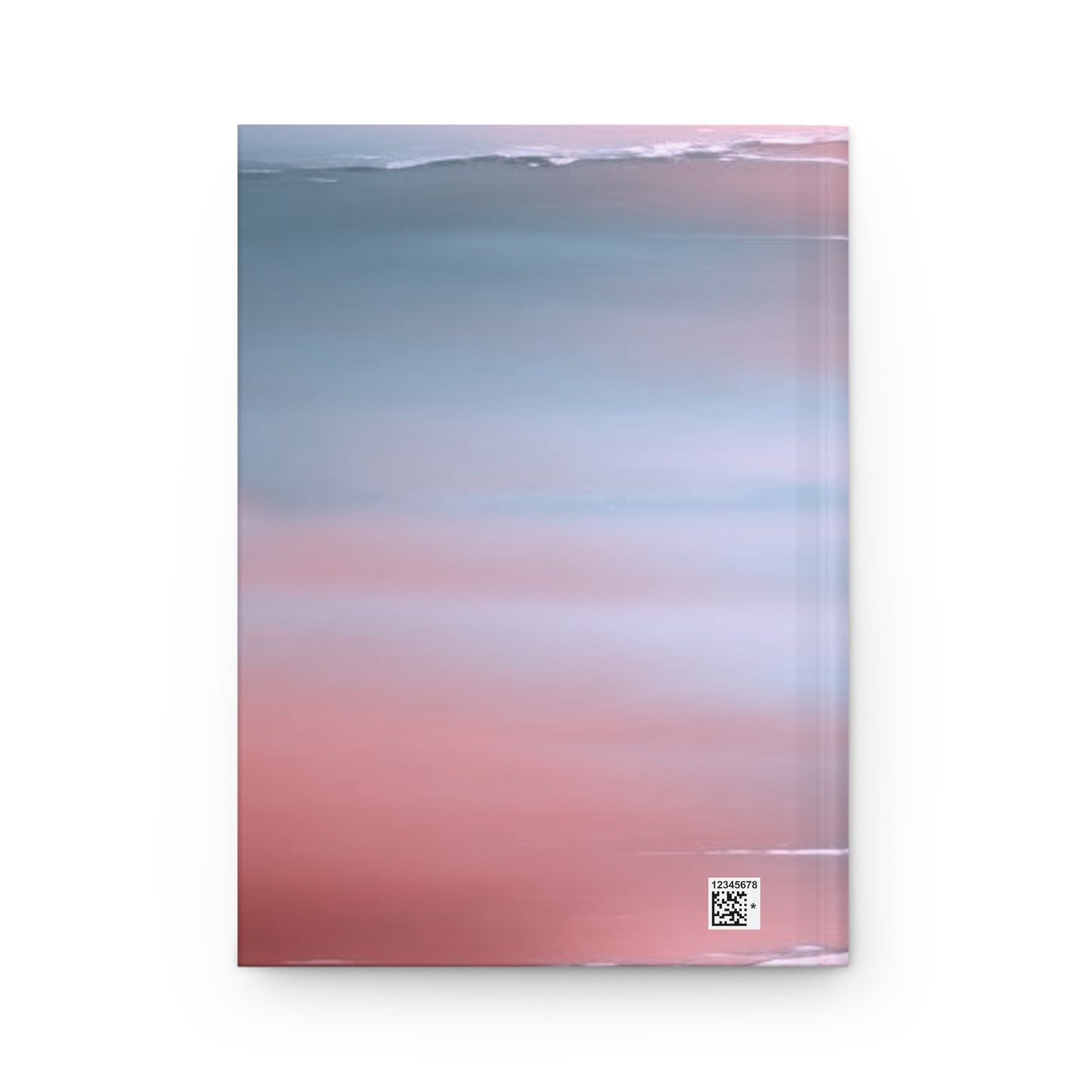 Gray Sea Pink Fog 5.75" x 8" Hardcover Journal Matte with 150 lined pages