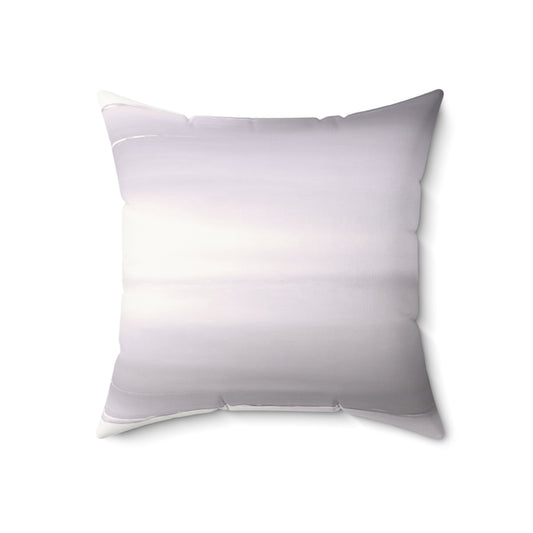 Sephia Sea Dark Fog 18" x 18" Faux Suede Square Pillow