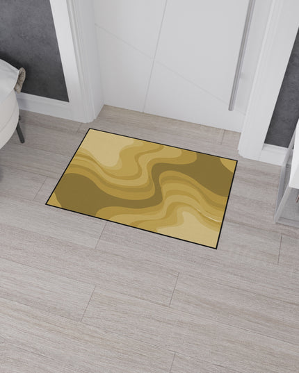 Brown Wavey 24" x 36" Heavy Duty Floor Mat