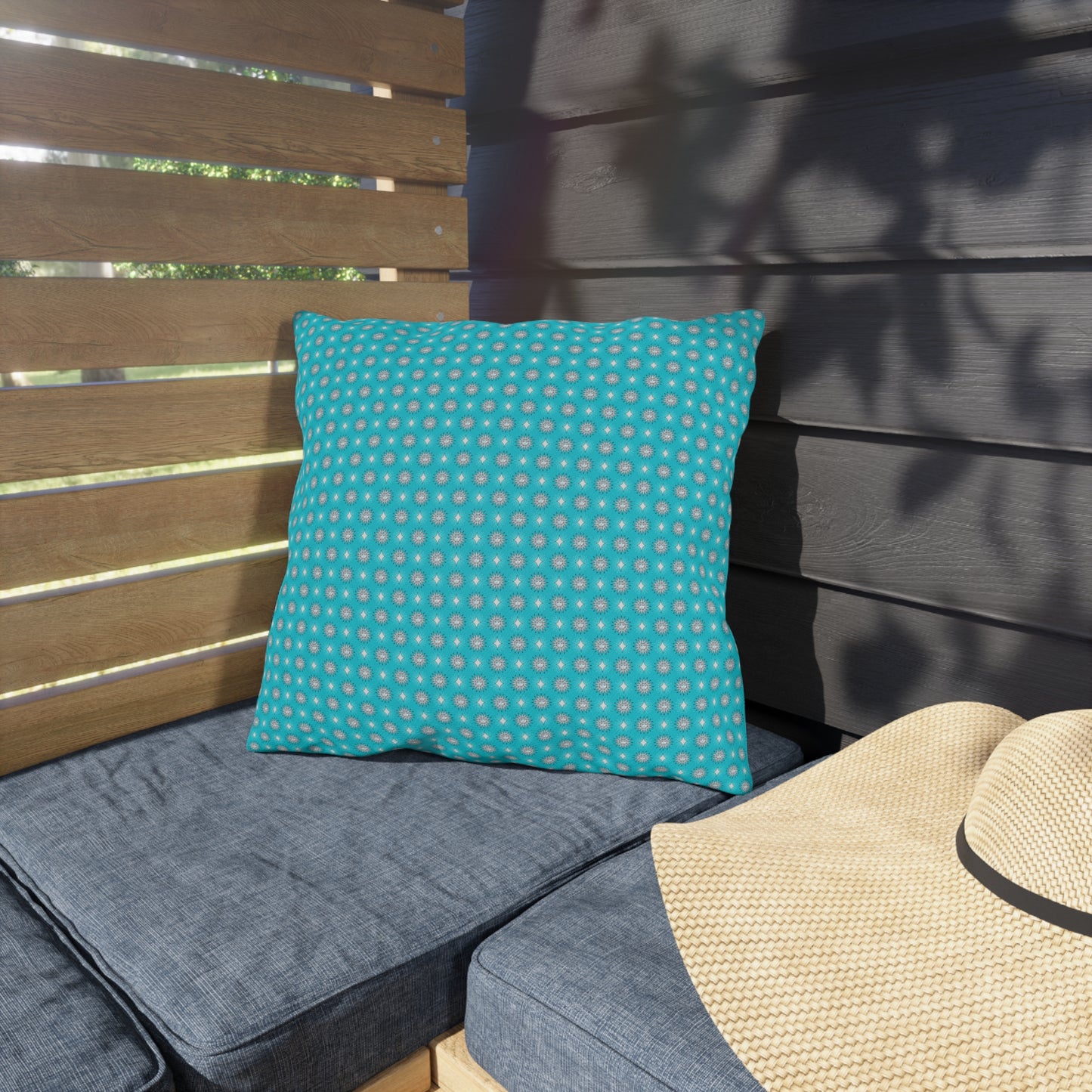Tif Green Star-crossed Bodies 16" x 16" Outdoor Pillows