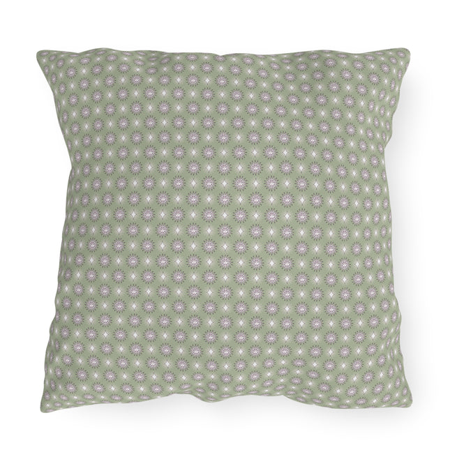 Olive Star-crossed Bodies 20" x 20" Outdoor Pillow