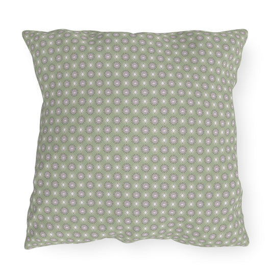 Olive Star-crossed Bodies 20" x 20" Outdoor Pillow