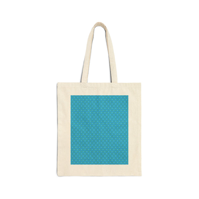 Blue Green Star-crossed Bodies Cotton Canvas Tote Bag