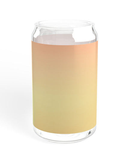 Hot Peach Fade Sipper Glass, 16oz