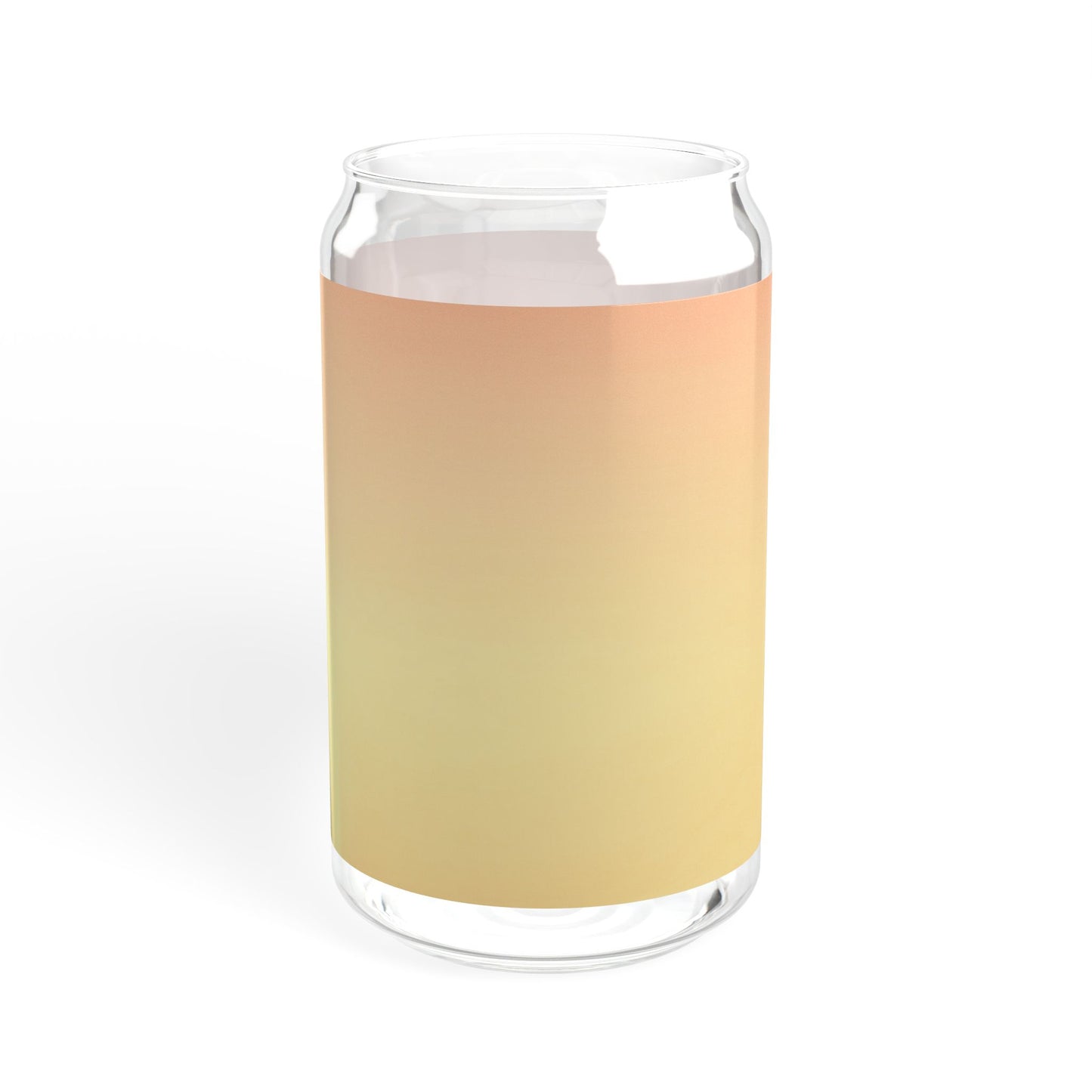 Hot Peach Fade Sipper Glass, 16oz