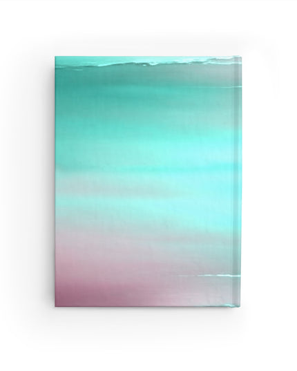 Green Sea Lavender Fog 5" x 7" Journal - 128 Ruled Line pages