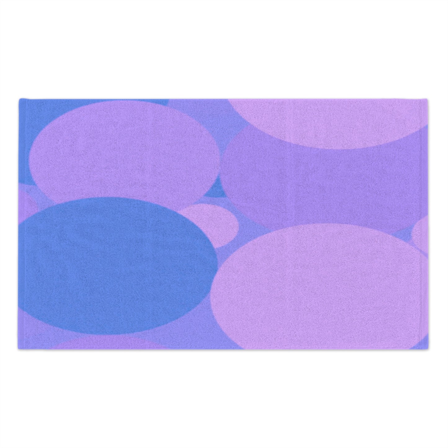 Pastel Purple Family Patches Rally Towel, 11" x 18"