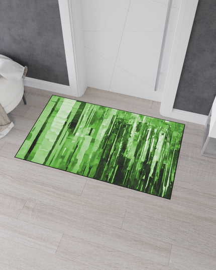 Striped Mint Pastel 36" x 60" Heavy Duty Floor Mat