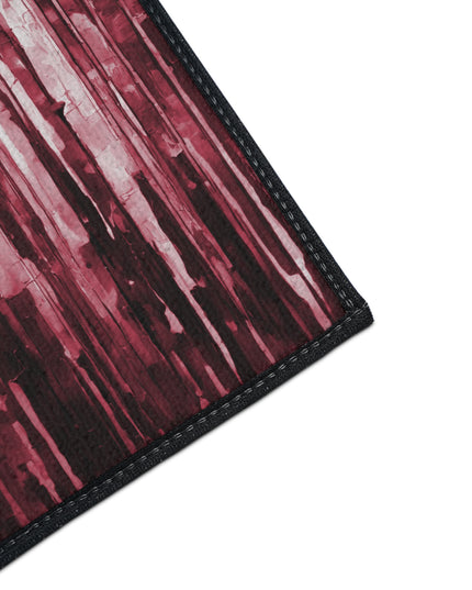 Striped Ruby 18" x 27" Heavy Duty Floor Mat
