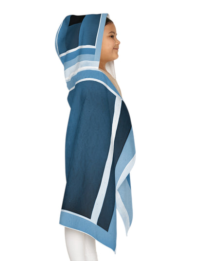 Blue Shadow Youth Hooded Towel, 24" x 48"