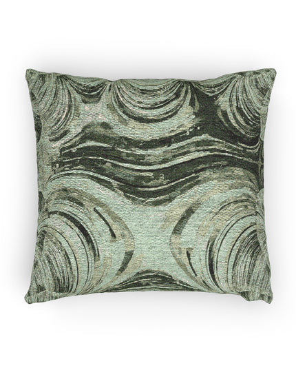 Uzi Spiral Mint Pastel Woven Pillow, 17" x 18"