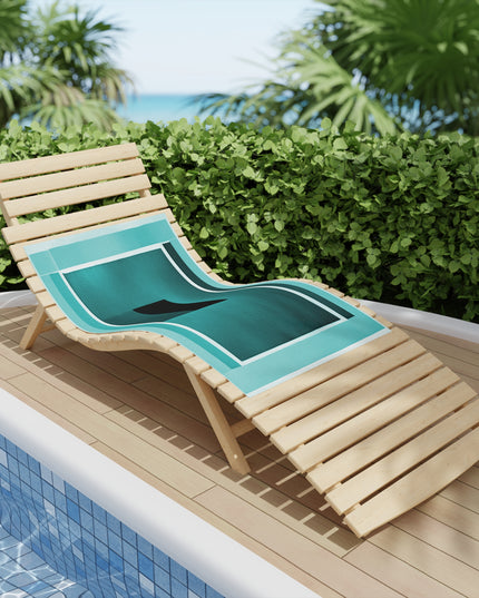 Tif Shadow Beach Towel, 24" x 44"