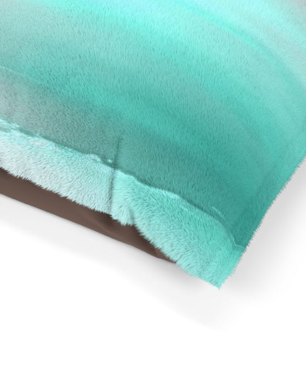 Green Sea Lavender Fog 40" × 30" Pet Bed