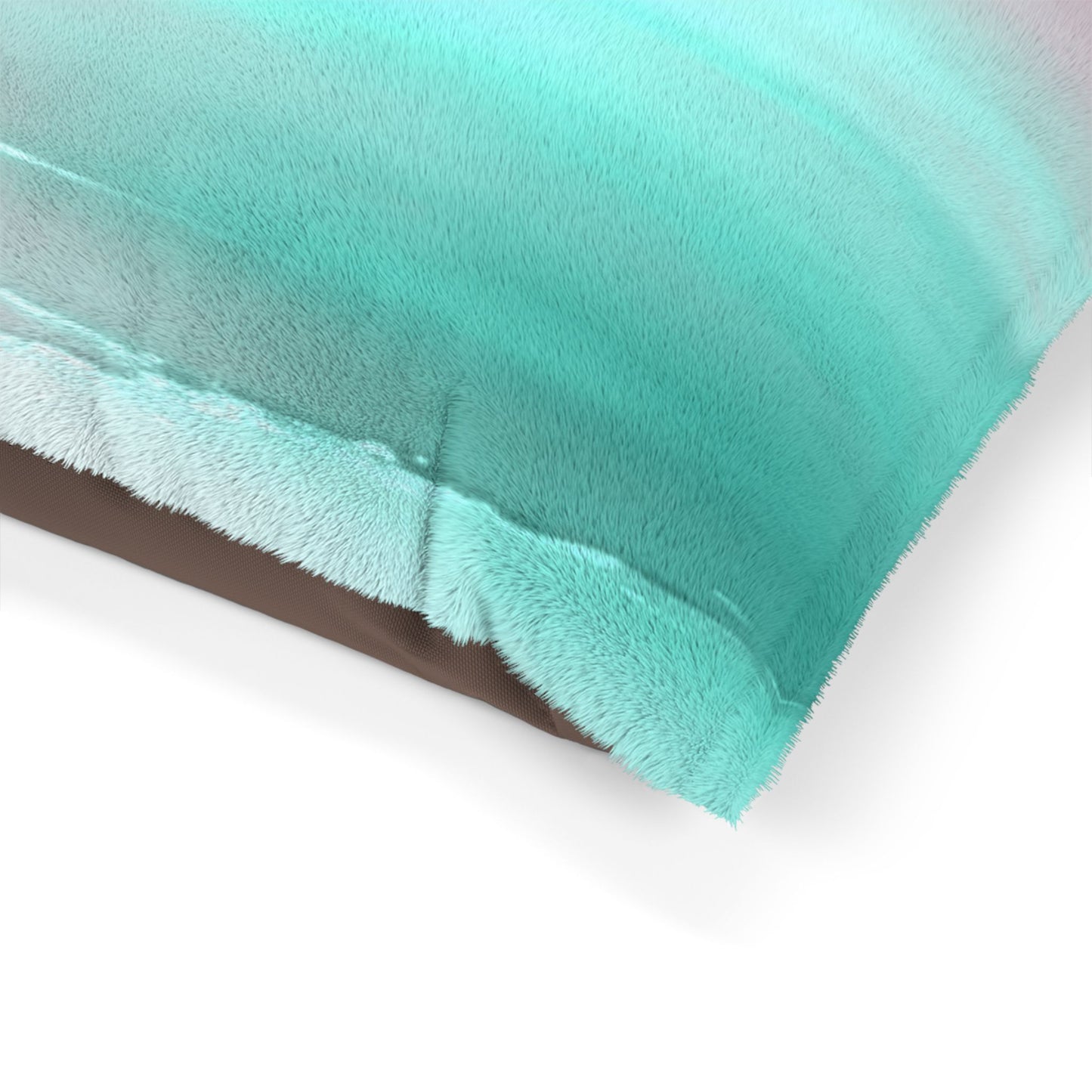 Green Sea Lavender Fog 40" × 30" Pet Bed
