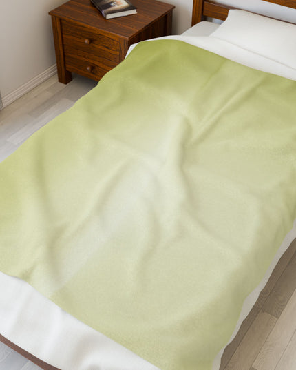 Lemon Fade Velveteen Plush Blanket, 50" x 60"
