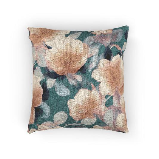 Lemongrass Florals Woven Pillow, 17" x 18"