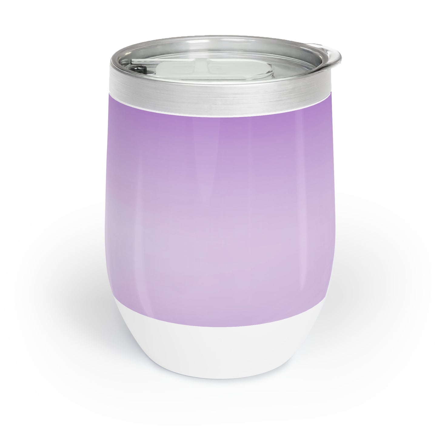 Soft Lavender Fade 12 oz Chill Wine Tumbler