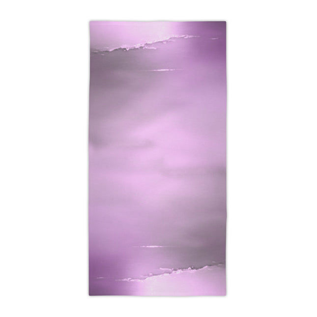 Dark Pink Sea Amethyst Fog Beach Towel, 30" x 60"