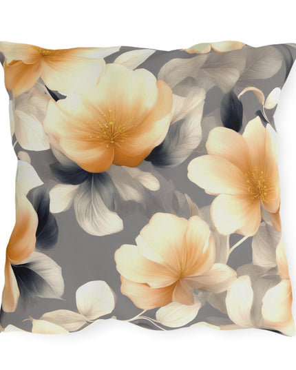 Soft Blossom Floral Bunch 20" x 20" Outdoor Pillow
