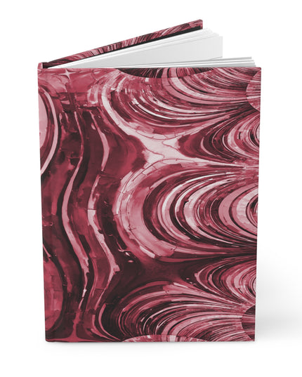 Uzi Spiral Ruby 5.75" x 8" Hardcover Journal Matte with 150 lined pages
