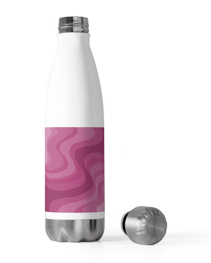 Pinky Mauve Wavey 20oz Insulated Water Bottle