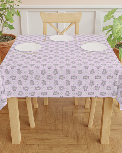 Pink Mornings Star-crossed Bodies Tablecloth, 55" x 55"