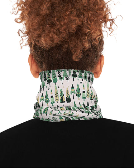 Mini Vintage Green Trees Lightweight Neck Gaiter