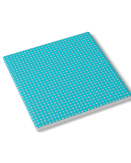 Tif Green Star-crossed Bodies Square Ceramic Coaster, 4" x 4"