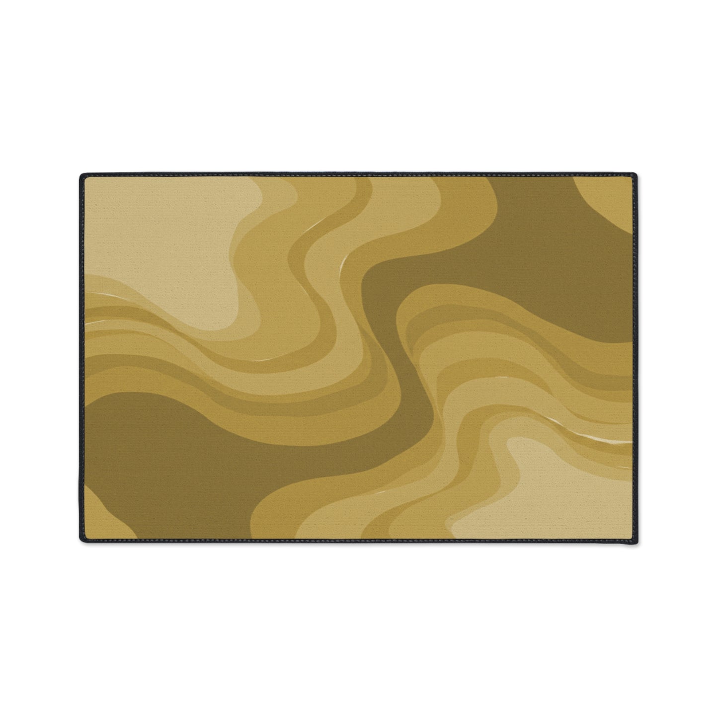 Brown Wavey 24" x 36" Heavy Duty Floor Mat