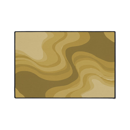 Brown Wavey 24" x 36" Heavy Duty Floor Mat