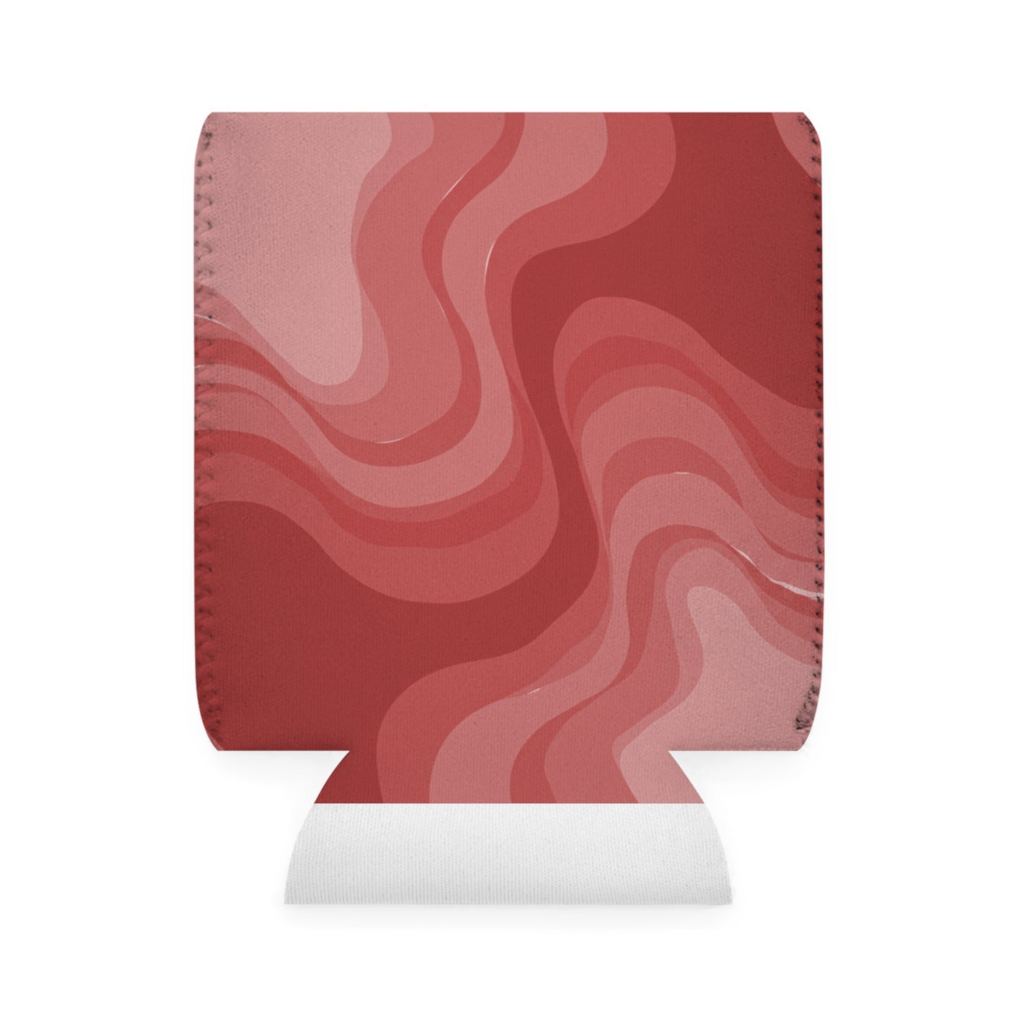 Power Red Wavey 12 oz Can Cooler Sleeve