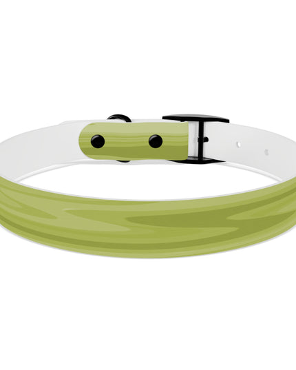 Lemon Wavey Large Dog Collar