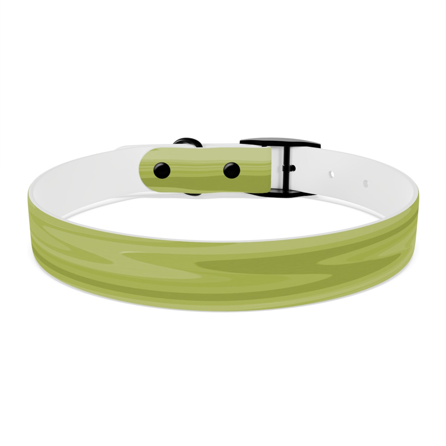 Lemon Wavey Large Dog Collar