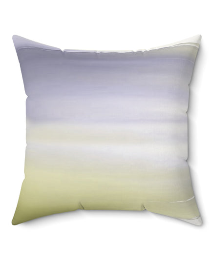 Lavender Sea Golden Fog 20" x 20" Faux Suede Square Pillow