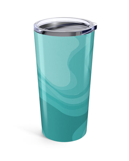 Tif Green Wavey Tumbler 20oz