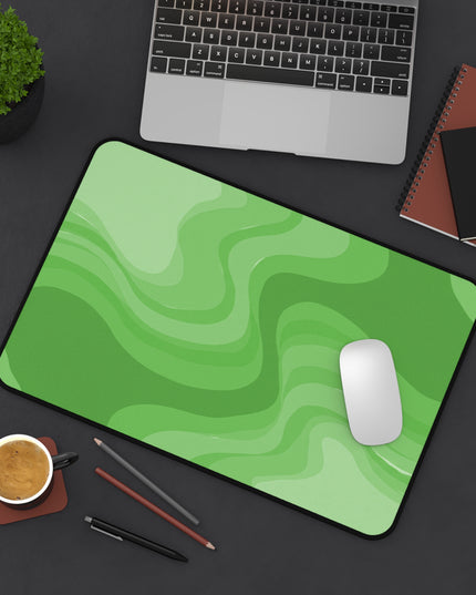 Greenie Meanie Wavey 12" x 18" Desk Mat