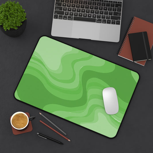 Greenie Meanie Wavey 12" x 18" Desk Mat