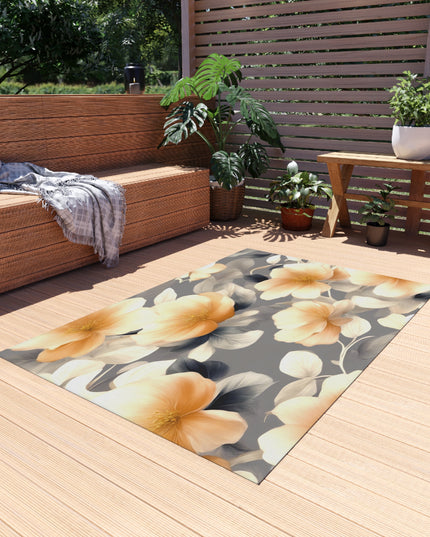 Soft Blossom Floral Bunch Outdoor Rug, 48" x 72"