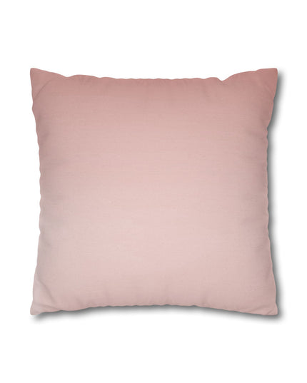 Rose Red Fade Spun Polyester Square Pillowcase, 14" x 14"