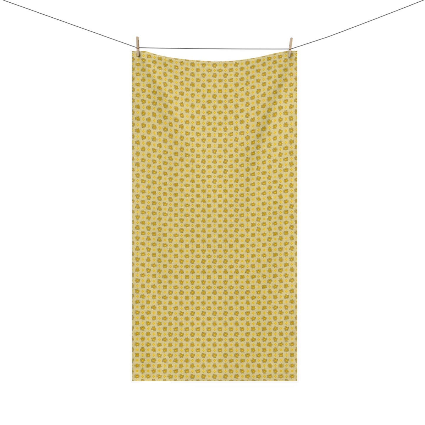 Lemongrass Star-crossed Bodies Mink-Cotton Towel (50% polyester, 50% cotton),  30" x 60"