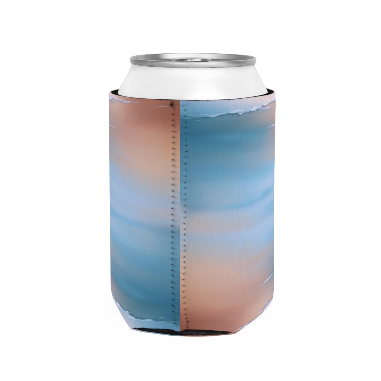 Blue Sea Peach Fog 12 oz Can Cooler Sleeve