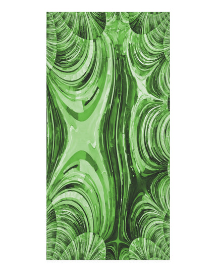 Uzi Spiral Mint Pastel Mink-Cotton Towel (50% polyester, 50% cotton),  30" x 60"