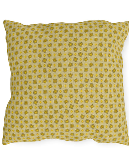 Lemongrass Star-crossed Bodies 18" x 18" Outdoor Pillow