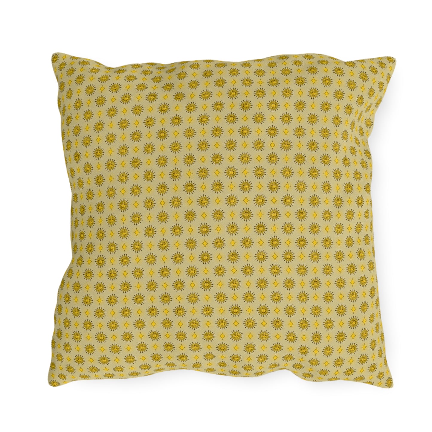 Lemongrass Star-crossed Bodies 18" x 18" Outdoor Pillow