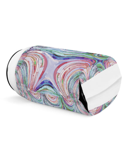 Uzi Spiral Pastels 12 oz Can Cooler Sleeve