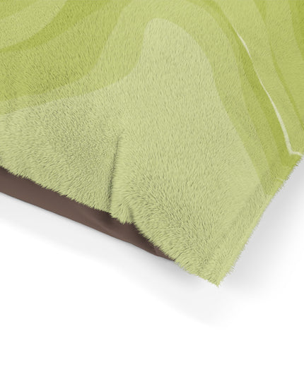 Lemon Wavey 50" × 40" Pet Bed